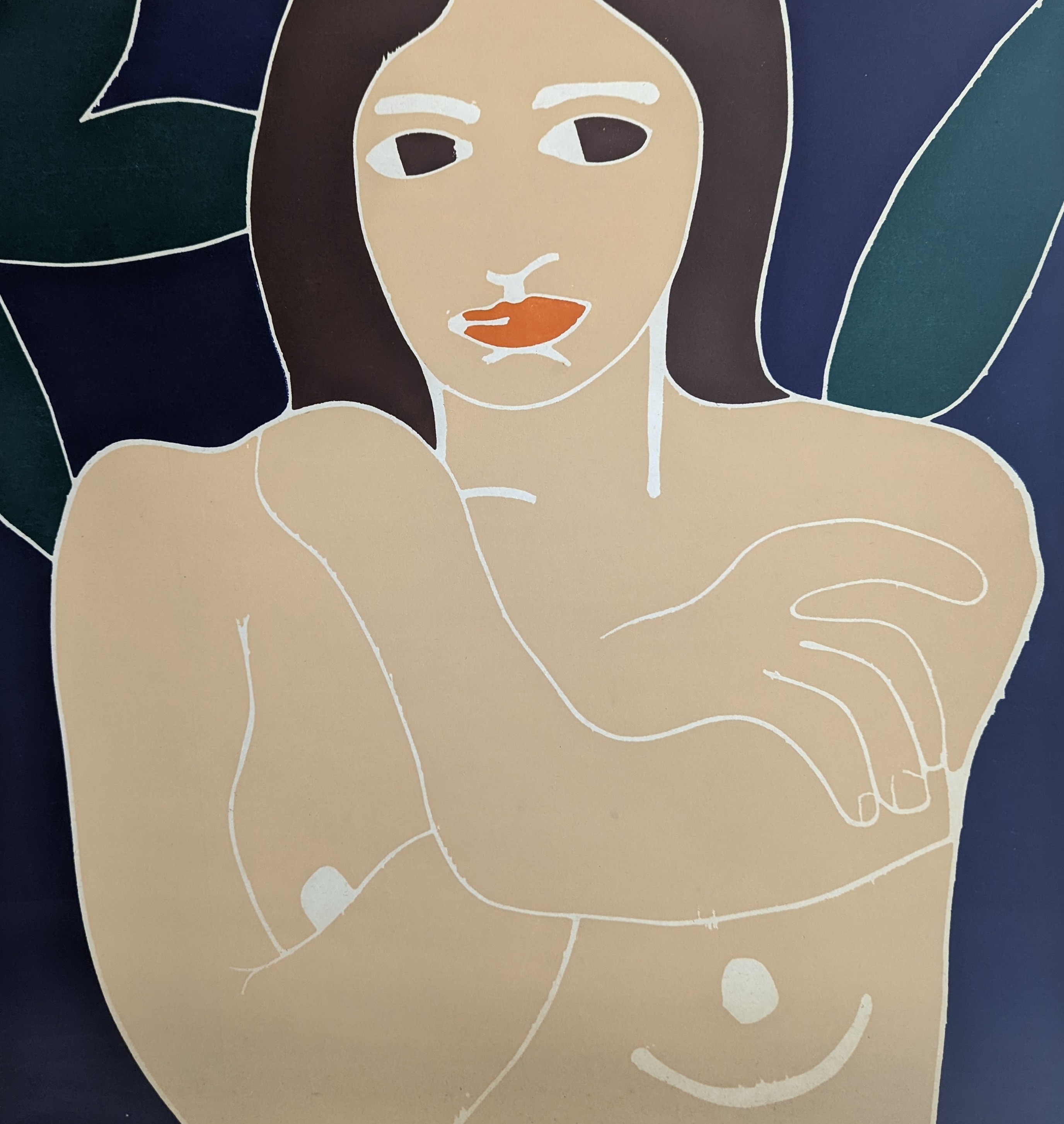 Philip Sutton, two lithographs, artists proofs, 56x60cm